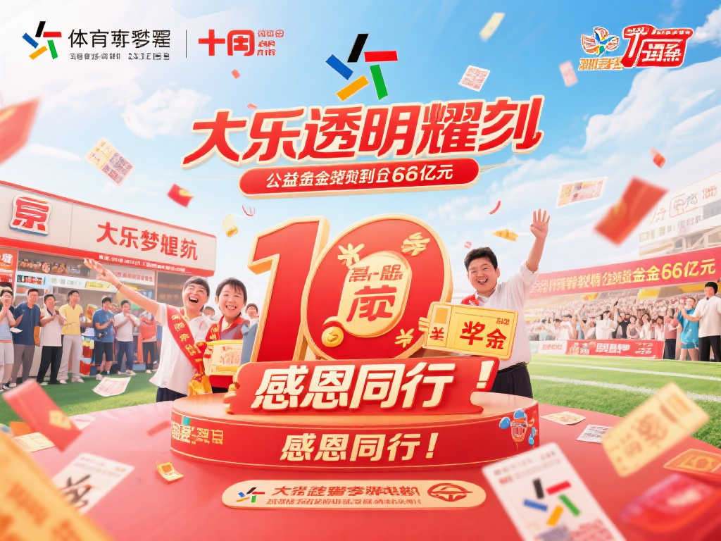 体彩大乐透喜迎十周年纪念，回馈活动全面启动